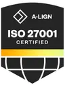 ISO 27001 certificado por A-LIGN